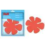 S&X Non Slip Bath Stickers,Pack of 12 PCS Lucky Flower Shower Floor Anti Slip Stickers –Comfortable Grip On Slipper Surfaces