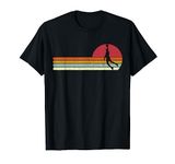 Basketball Sunset Vintage Retro Distressed T-Shirt