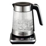 Russell Hobbs Attentiv 1.7L Electric Cordless Glass Kettle | Removable Infuser Basket - (Variable Temperature (40°C-100°C) | Keep Warm Function, Sleep Timer Function, Touch Screen Controls | 26200-70