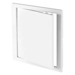 White Access Panel, 450 mm x 450 mm Revision Door, Gas Water Electricity Service Inspection Hatch Cover, Tough and Durable ABS Plastic, Resistant to Chemical Agents and Temperature