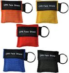 100 pcs/pack CPR MASK KEYCHAIN WITH