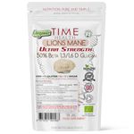 Lions Mane Organic - Ultra Strength 50% Beta 1,3/1,6 D Glucan, Pullulan (Hericium Erinaceus ) (120 Capsule Pouch)