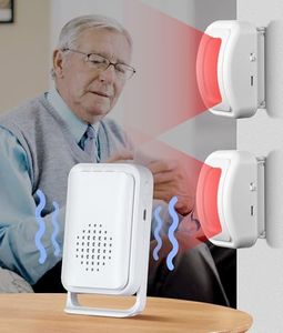 Newly Upgraded 2026 Bed Alarm for Elderly Dementia Patients - Wireless Fall Detection & Motion Sensor Alert System for Seniors, Dementia & Alzheimer Patients (2 Sensor + 1 Receiver)