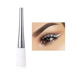 Matte Liquid Eyeliner, OCHILIMA Color Gel Eyeliner, Great Versatility Liquid Eyeliner Long Lasting Makeup Waterproof High Pigmented Colorful Eye Liner Pen for Women Girls (01# White)