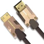 Monster M-Series Certified Premium HDMI Cable 2.0, Features 4K Ultra HD at 60Hz Refresh Rate, Duraflex Jacket, and Triple Layer Shielding, 25 Gbps - 9.8 ft