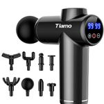 Tiamo Massage Gun, Massage Gun deep Tissue, Massage Gun for Exercising Pain Relief 99 Speeds with 8 Heads, Electric Back Massagers for Pain Relief