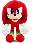 Plush Toy, 12'' Tall Toys Knuckles Tail Hedgehog Figures Cotton Soft Stuffed Animals Game Doll Toys for Kids Boys Girls Gift, Movie and Game Fans to Collect (Red)