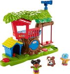 Fisher-Price Little People Toddler Musical Toy Swing Share Treehouse Playset with 3 Figures for Pretend Play Ages 1+ Years