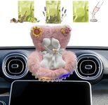 Car Air Freshener Vent Clip with Light Used for Labubu Car Seat,Have A Seat Compatible with Labubu Accessories