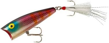 Rebel Lures Pop-R Topwater Popper Fishing Lure, Purple Shad, Pro Pop-R Plus (1/4 oz), One Size