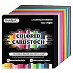 Colored Cardstock - 12 x 12 inch / 100 Sheets / 20 Colors Paper 65lb 180g UAP10