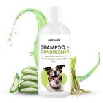 Petroyale 2-in-1 Shampoo + Conditioner for Dogs - Anti-Fungal, Anti-Itching, Shedding Control Dog Shampoo & Dog Conditioner with Ticks & Fleas Prevention - Suitable for All Breeds | 300ml (Pack of 1)