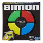 Hasbro Simon Game; Electronic Memory Game for Kids Ages 8 and Up; Handheld Game with Lights and Sounds; Classic Simon Gameplay (E93835L0)