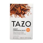 Tazo Sweet Cinnamon Spice Herbal Infusion Tea, Caffeine Free, 20-Count Tea Bags