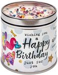 Best Kept Secrets Happy Birthday Tin Candle