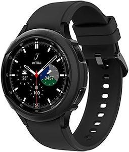 Spigen Funda Liquid Air Compatible con Galaxy Watch 4 Classic 46mm (2021) - Negro Mate