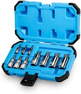 Capri Tools CP30030 XZN Triple Square Spline Bit Socket Set, Metric, 10-Piece