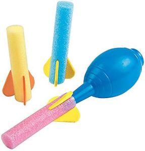 Fun Express Foam Crush Rockets – Exciting Outdoor Toys for Kids Launch and Play at Birthday Parties School Events & Backyard Fun – Perfect for Active Play & Competitive Games – 12 Pieces