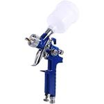 Pneumatic Spray Gun, Refinishing Air Paint Sprayer Painting Sprayers Airbrush Painting Tool Kit Manual Spray Guns with Transparent Pot for Vehicles Furniture Surface Coating Decorating