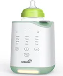 GROWNSY Bottle Warmer, Fast Baby Bottle Warmer for Breastmilk & Formula, LED Display Accurate Temperature Control, with Timer, Defrost, Keep, Night Light, Heat Baby Food for All Bottles (Green)