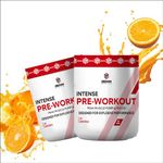 Zedon Nutrition Intense Pre-Workout - Energizing Blend for Explosive Muscle Pump, Strength, and Focus - Men and Women Formula - 30 Servings (Orange)