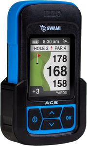 Izzo Swami Ace Handheld Golf GPS Rangefinder – Blue