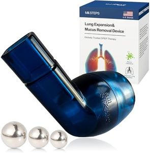 MILLSTEPS Breathing Exercise Device for Lungs,Mucus Relief and Lung Expansion Device - Clear Mucus from Airways Naturally & Build Stronger Lungs