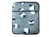 Hotties Microwave hot Water Bottle - Cuddly Warm Sheep Sherpa (Grey)