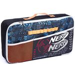 Nerf Bunkr BKN-3425 Lock N' Load Case - Licenced Nerf Storage Solution for Extra Accessories - Features Lightweight, Easy Access Loops and Pockets, Duel Handles and Adjustable Straps, 8+ Years