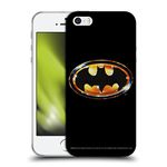 Head Case Designs Officially Licensed Batman (1989) Logo Key Art Soft Gel Case Compatible With Apple iPhone 5 / iPhone 5s / iPhone SE 2016