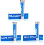 Kailas Jeevan Ayurvedic Multipurpose Cream for Cracked Heels | Pimple | Chilblain | Skin Rashes | Eczema | Burns & Anti Ageing Night Cream for Wrinkles & Fine Lines | With Retinol Derivative For Sensitive Skin – 100% Natural Remedy for Pitta & Heat-Related Issues (20 g), Set of 3