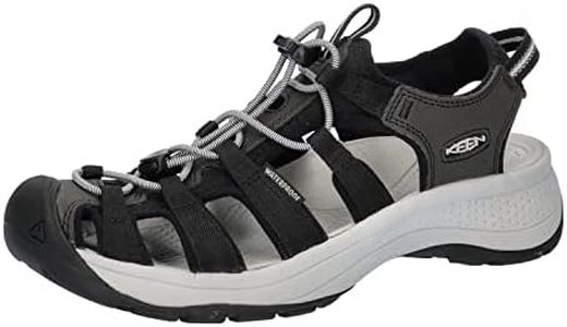 Keen Women's Astoria West Sandal, Black Grey, 10 US