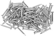 OMOTOOL Brick Steel Nails Assortment Kit (100 pcs), Galvanized Concrete Wall Nail for Hanging Pictures and Woodworking, Suit for Drywall and Pine (2CM)