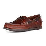 Sebago Men's Schooner, Brown Waxy Leather, 7.5 M US