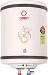 Omen Royal 15L Vertical Electric Water Heater| 2000 Watt| 4 Star | Copper Heating Element | Wall Mounting | Stainless Steel Tank | 6 Bar High Pressure rating| Made for Kitchen and Bathroom Application