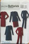 Butterick Sewing Pattern 4298 B4298 Misses Size 14-20 Easy Wardrobe Jacket Coat-Dress Skirt Pants