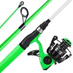 Sougayilang Fishing Rod and Reel Combo, Medium Fishing Pole with Spinning Reel, Baitcaster Combo, SuperPolymer Handle-6ft & GT1000