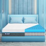 The Sleep Company SmartGRID Ortho Hybrid Mattress King Size |Pocketed Spring Coils for Adaptive Back Support | AIHA Certified | Medium Firm Mattress for Back Pain | 78x72x8 Inch | 10 Years Warranty