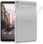 kwmobile Case Compatible with Samsung Galaxy Tab A 10.1 (2019) Case - Soft TPU Back Protector Cover for Tablet - Matte Transparent