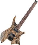 EART Headless Electric Guitar6 Strings,Carbonized African safflower body,Maple neck,Rosewood Fingerboard,24 frets W=2 (BROWN)