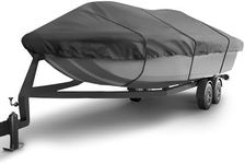 Seal Skin Covers Trailerable Whaler Boat Cover, Heavy-Duty & Waterproof Cover Fits up to 20' L & 96" W, UV-Resistant, Secure Fit with Straps, Ideal for Boston Whaler, Carolina Skiff, Mako & Wellcraft