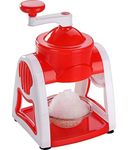 GLIVE (LABEL) Manual Ice Gola Slush Maker Ice Snow Maker Machine Hanndheld Gola Maker Ice Slush Maker Machine with Plastic Bowl Cup Glass and Stick