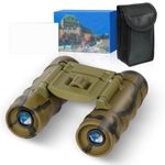 Mini Binoculars,12x25 Compact Folding Binoculars for Adults Kids HD Binoculars with BAK4 Prism, FMC Lens,Small Binoculars for Bird Watching, Hunting, Traveling, Hiking, Concert