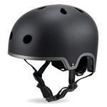 Micro Scooters | Bike/Scooter Deluxe Children's Helmet | Cycling Accessories | Adjustable Headwear | Boys & Girls | 55-58cm | Black