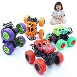 4 Pack Monster Truck Toys - Frictio