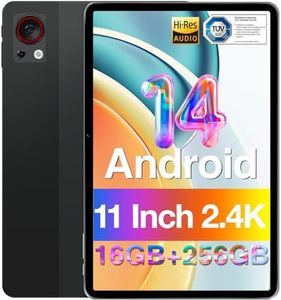 DOOGEE T30S Tablet 11 Pulgadas 2.4K y Android 14 Tablets 16GB RAM 256GB ROM (1TB TF), Tableta con Batería 8580mAh, Dual SIM 4G, TÜV SÜD Certificado y 4 Altavoces Hi-Res Audio, 5G WiFi Tablet PC, Azul