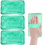 Ice Pack, Hot or Cold Pack Gel Bead Cooling Pad, Reusable for Injuries Medical Health, Swelling and Pain Relief, Tired Eyes, Child Injury, Headache, Sinus Relief 3PCS