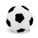 June Garden 2.5" My First Soccer Ball - Plush Baby Rattle Toy - Safe Soft Sports Toy for Infants Boys and Girls