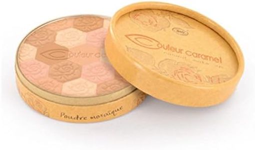 Couleur Caramel Poudre Mosaïque Éclat du teint Mat 232 Peau claire