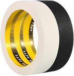 LLPT Gaffer Tape 1 Inch x 30 Feet x 2 Packs Premium Grade Residue Free Removable Strong None Reflective Adhesive(GT130)